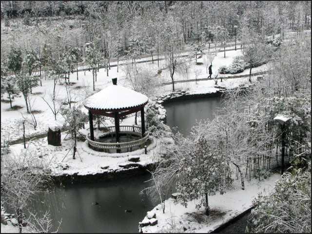 雪后长河中学
